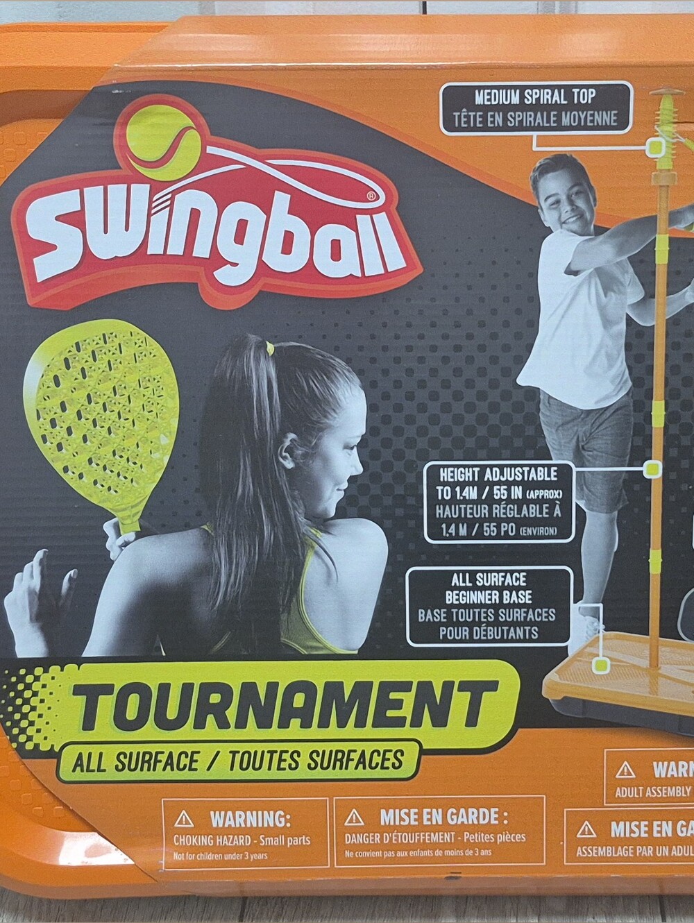 Swingball All Surface Tetherball Tennis Set Portable Outdoor Game for Kids Adult